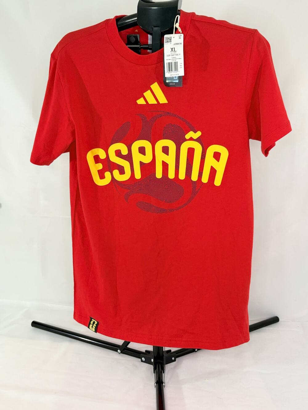 Adidas Spain Soccer Graphic T-Shirt Youth XL 15–16 Red NWT
